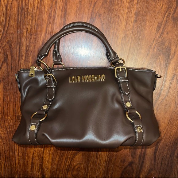 Love Moschino Dark Brown Satchel - Picture 2 of 9